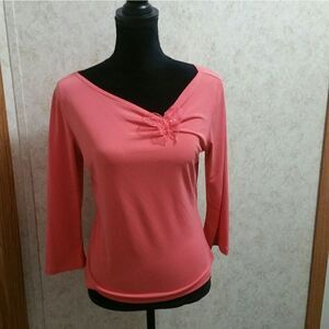 Coral dressy shirt